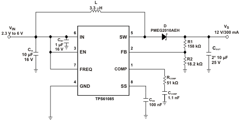 TPS61085DGKR ܷͼ